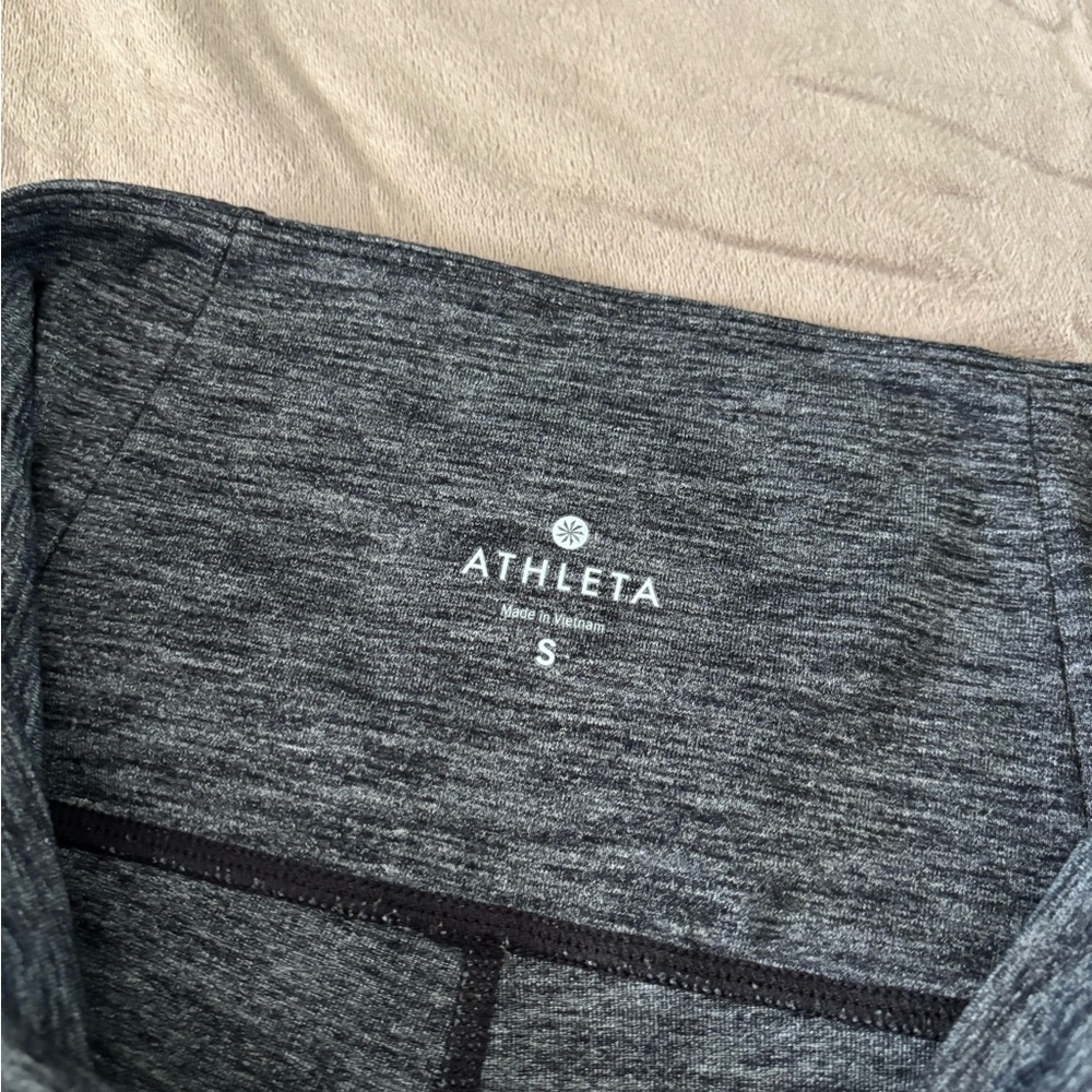 Athleta Charcoal Heathered High Rise Leggings - Small - Picture 4 of 5